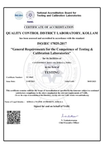 nabl certificate kollam_result